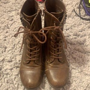 G By Guess Combat Boots
